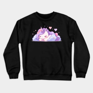 Cute Happy Kawaii Baby Unicorn Crewneck Sweatshirt